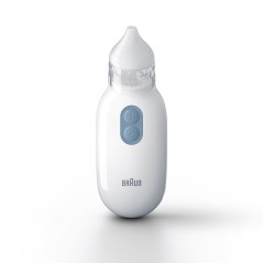 Braun BNA100 Nasal Aspirator – Efficient & Gentle Nasal Relief for Infants – White